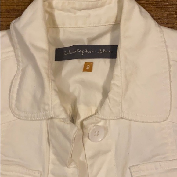 White jean vest - Picture 2 of 3